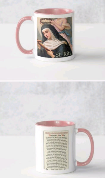 Saint Rita mug