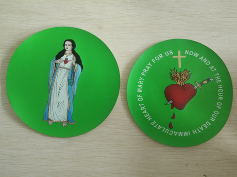 Large Green Scapular badge Patch
